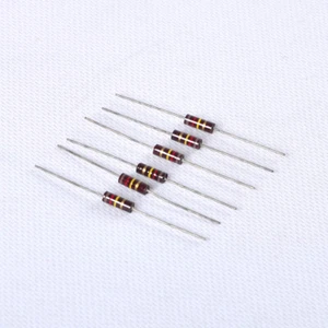 10 unidades 120k ohmios 0.5W Composición de Carbono Resistencia Vintage Amplificador Estilo ALLEN - Imagen 1 de 3