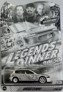 HOT WHEELS, 2025 LAS VEGAS SUPER CONVENTION, DRAG CIVIC, LEGENDS DINNER 9 OF 50 - Bild 1 von 7