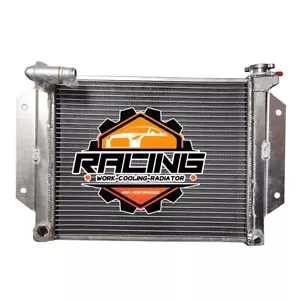 Crossflow Aluminum Radiator For MG MGB 1968-1976 Manual 1969 1970 1971 1972 1973 - Picture 1 of 5