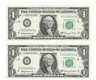 1963A $1 CLEVELAND FRNs. 2 Consecutive, Crisp & UNCIRCULATED Banknotes.