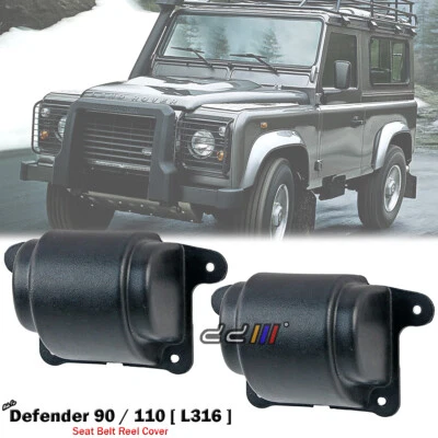 Cubierta de carrete de cinturón de seguridad delantero/trasero FRP para Land Rover Defender 90 110 2007-16 2 un. Foto 1 de 4