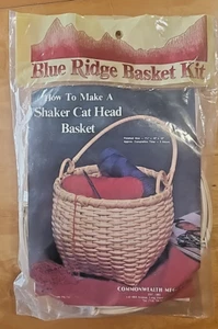 Blue Ridge Korb Kit Machen Sie einen Shaker Katzenkopf Korb Zum Selbermachen Handwerk Weben Gewebt - Bild 1 von 5
