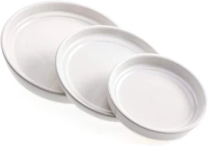 Ceramic Garden Flower Planter Pot Saucer Trays round for Holding Water Drips ... - Picture 1 of 1