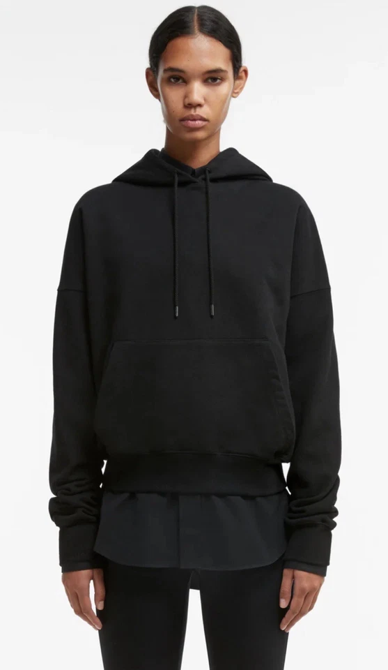 Sudadera con Capucha Negra Wardrobe NYC Talla XSmall Nueva con Etiquetas Foto 1 de 4