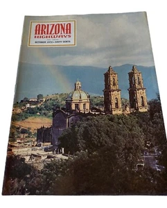 Vintage Arizona Highways Oct 1972 Old Mexico Artists Culture History Magazine - Imagen 1 de 10