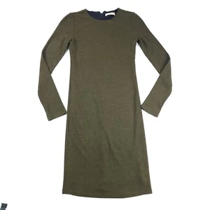 Alice + Olivia Dresses Size 2 Alice And Olivia Dress Olive Green Long Sleeve - Picture 1 of 15