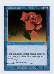 MTG Artist Proof Mana Short 6th Signed Magic The Gathering - Picture 1 of 2