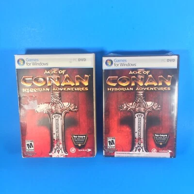 2008 Age of Conan: Hyborian Adventures PC DVD Factory Sealed - Image 1 of 4