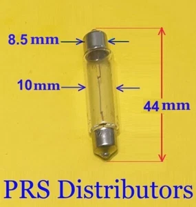 10 Pcs Dom Light Door Light Halogen Bulbs 44mm / 43mm Car Truck Boat Bulbs 12V - Foto 1 di 3