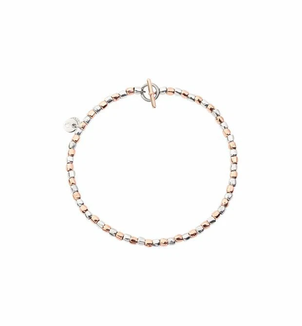 Bracciale Dodo Mini Granelli Oro Rosa DBC0002_GRANX_G9AMX Argento Bracelet - Immagine 1 di 1