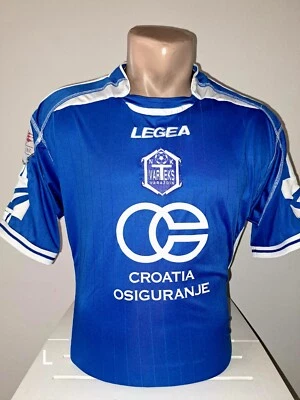 Camiseta fútbol NK Varteks Varaždin Dino Skvorc 2008 Legea L azul Foto 1 de 4