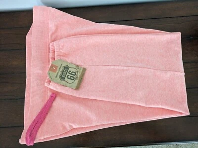 Route 66 Women's Large Peach Elastic Ankle Drawstring Jogger Sweatpants NWT - Image 1 of 4