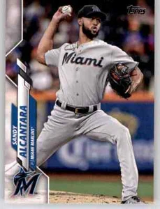 2020 Topps Series 1 Sandy Alcantara Base Card MLB PWE Set Break Marlins #71 - Picture 1 of 2