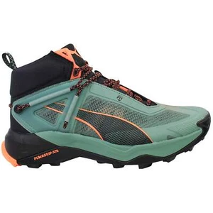 Puma Explore Nitro Mid Lace-Up Green Synthetic Mens Hiking Shoes 377858_06 - Picture 1 of 15