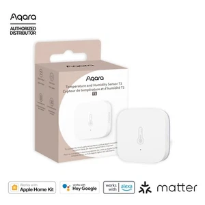 Sensor de temperatura y humedad Aqara T1 - Se requiere concentrador Aqara - Zigbee y materia - Imagen 1 de 14