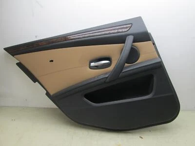 Panel puerta trasera izquierda bmw e60 525i 535i 545i negro marrón (USADO) Foto 1 de 4