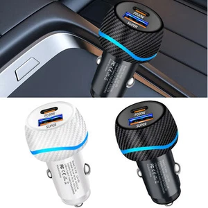 Super Fast Car Charger Automobile Phone Charger 60W With Two Charging comfy - Photo 1 sur 12