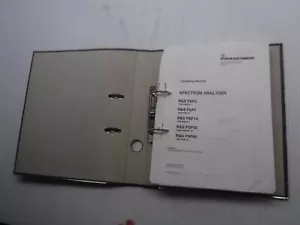 Rohde & Schwarz R&S FSP3/P7/P13/P30/P40 Spectrum Analyzer Manual 1093.4820.12-04 - Picture 1 of 15