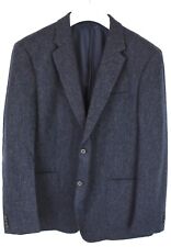 TRENERY x Moon Modern Fit Blazer Men's (EU) 48 Wool Notch Lapel Lined Blue