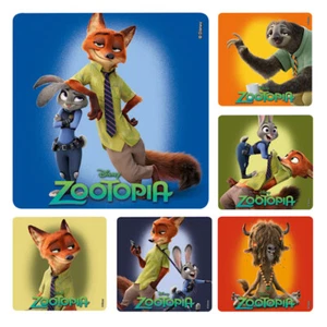 25 Disney Zootopia Stickers Party Favors Teacher Supply - NIck Judy Hopps - Picture 1 of 1