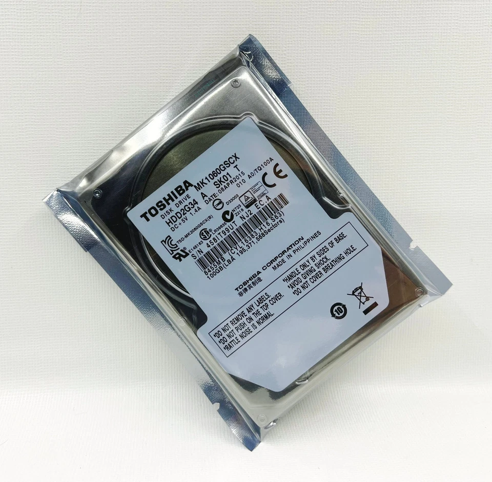 Toshiba 100G MK1060GSC/X temperatur und stoßfeste fahrzeugspezifische Festplatte - Image 1 of 1