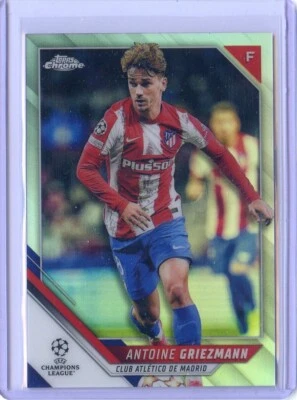 2021-22 Topps Chrome UEFA Refractor NO. 171 Antoine Griezmann - Atlético de Madr - Image 1 of 3