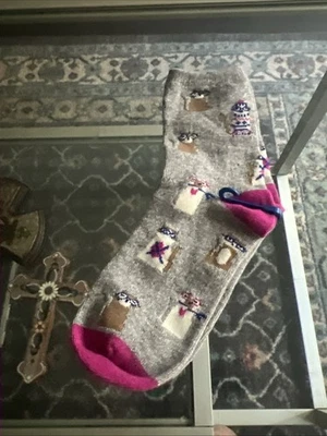 Calcetines de lana Ann Taylor Nerd Kitties Foto 1 de 2