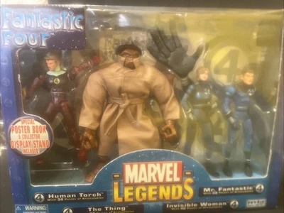 Marvel Legends - Fantastic Four 4 - 4 figuras y libro de pósteres (ToyBiz, 2005) Foto 1 de 2