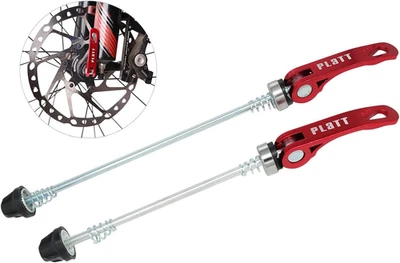Bike Wheel Hub Skewers – Quick Release Front & Rear Axle, Fits Road, MTB & BMX B - Image 1 of 4
