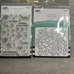 Juego de 29 troqueles y 32 estampillas LDRS Creative Live Garde Pocket Pals NUEVO - Imagen 1 de 5