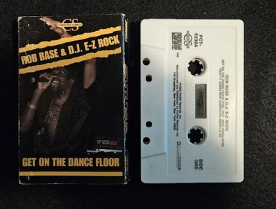 Rob Base & DJ E-Z Rock Get On The Dance Floor Cassette 1989 Tape ⚔️B&B - Image 1 of 4