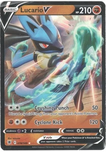 Lucario V - SWSH10: Astral Radiance 078/189 - Ultra Rare - NM Pokémon TCG - Picture 1 of 2