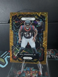 Will Anderson Jr. 2023 Panini Prizm #342 Orange Lazer Prizm Rookie RC Texans - Imagen 1 de 3