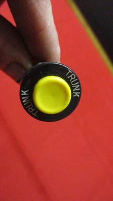 Pontiac Firebird 1970-1981 botón interruptor de liberación del maletero Foto 1 de 2