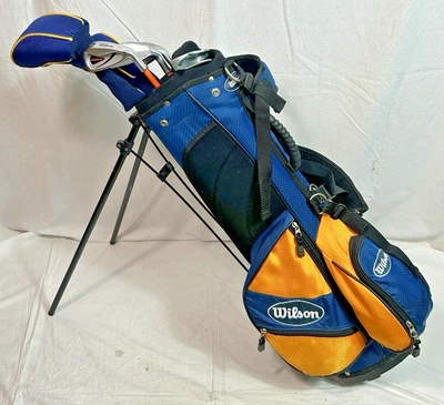 Juego de 6 palos de golf Wilson Pro Staff Jr ⛳ varillas de grafito flexibles para diestro Junior con bolsa Foto 1 de 4