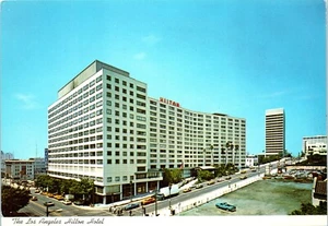 Vintage Los Angeles Hilton Hotel Postcard Downtown LA Charles Cropsey - Picture 1 of 2