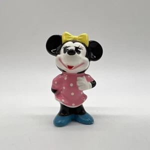Minnie Mouse Disney Japan Porceain Figurine Ceramic Figure 1980's Vintage - Picture 1 of 3