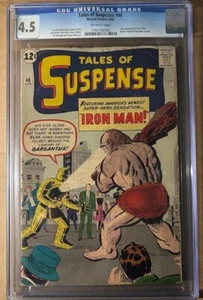 1st appearance GOLD ARMOR -Tales of Suspense 40-CGC 4.5 2nd Appearance Iron Man - Picture 1 of 2