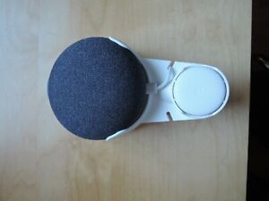 Google Home Mini Smart Speaker Sprachassistent Kreide mit Halterung