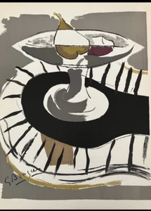 Georges BRAQUE, still life with fruits II, 1952, lithography, DLM - Bild 1 von 2