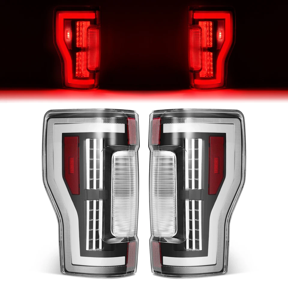 For Ford F250 F350 F450 Super Duty 2017 2018 2019 Sequential LED Tail Lights L+R Foto 1 de 4