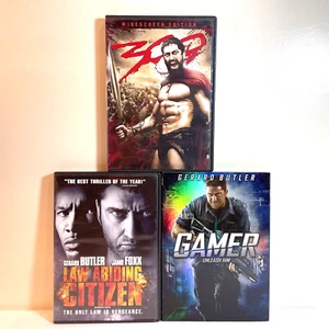 300 / LAW ABIDING CITIZEN / GAMER (DVD Lot) Action Adventure Drama Crime - Picture 1 of 12