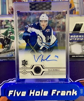 2019-20 Upper Deck Clear Cut Hockey RC Autograph Ville Heinola CC-VH - Image 1 of 3