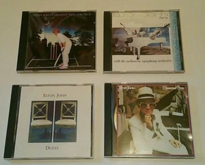 Elton John 4  CD Lot Greatest Hits Live duets rock concert  - Picture 1 of 8