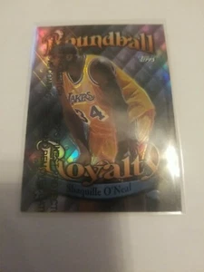 1998-99 Topps finest Roundball Royalty Refractor R9 Shaquille Shaq O'Neal W/Peel - Picture 1 of 3