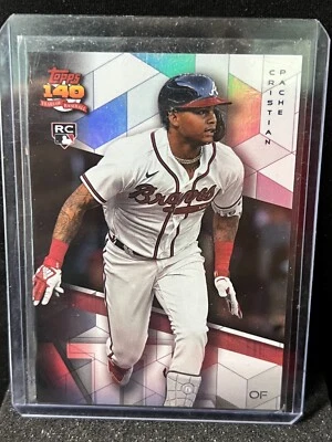 Christian Pache 2021 Topps Archives Rainbow Foil Rookie #136/150 (RC) - Braves - Image 1 of 2