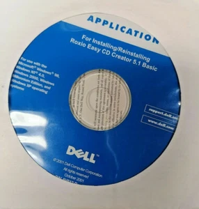 Dell 4H812 Application Installing/Reinstalling Roxio Easy CD Creator 5.1 Basic - Picture 1 of 2