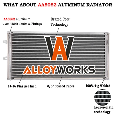 Aluminum Radiator For 2014-2021 2018 BMW i8 M2 M3 M4 1.5L 3.0L 17112284608 - Image 1 of 4