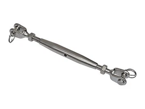 1/4” Jaw Jaw Closed Body Marine Turnbuckle 6mm 316 STAINLESS STEEL Rigging Screw - Picture 1 of 2