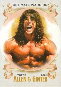 Topps Heritage WWE 2021 - Allen & Ginter Insert #AG-28 Ultimate Warrior - Imagen 1 de 2